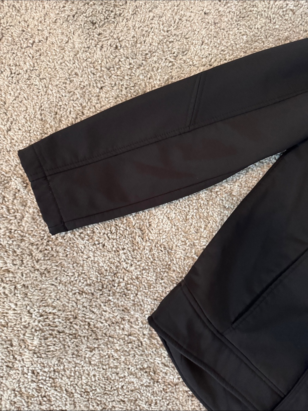 Kids Hooded Softshell Jacket - Black - Picture 3 of 14